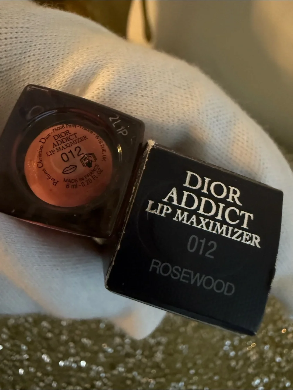 DIOR WOMEN ADDICT LIP MAXIMIZER 012 ROSEWOOD PLUMPING GLOSS NUDE